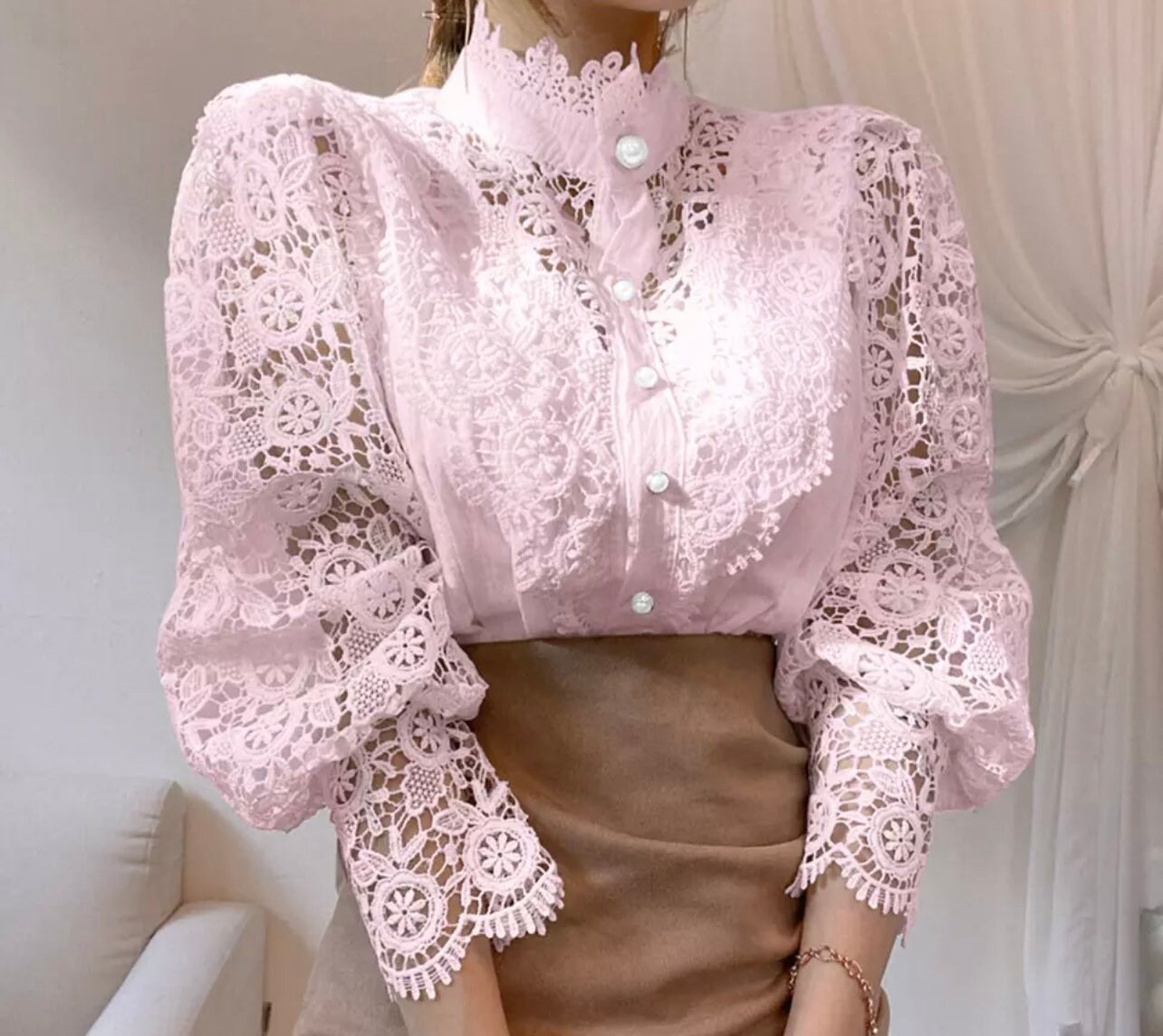 Lace blouses cheap for wedding