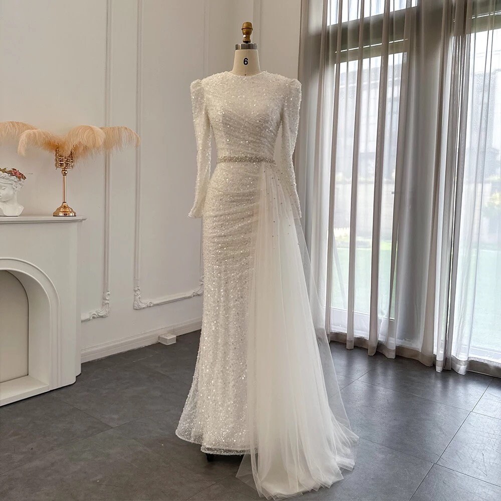 AYLA Dubai Wedding Dress Gown Full Length Prom Party Dress - Etsy