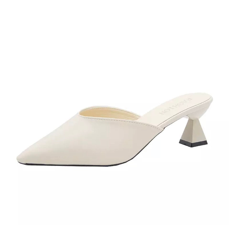 2021 White Elegant Office Shoes Women Temperament High Heels | Etsy
