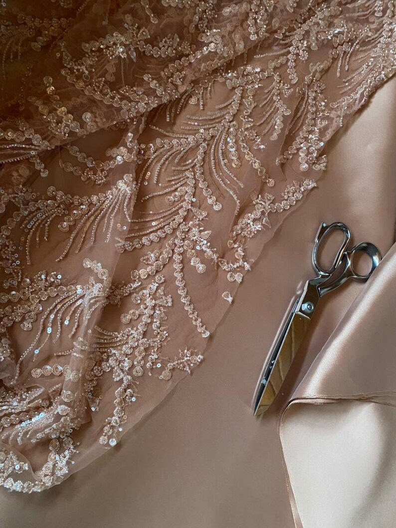 AYNUR Luxury Dubai Blush Pink and Ivory Muslim Evening Dress Etsy