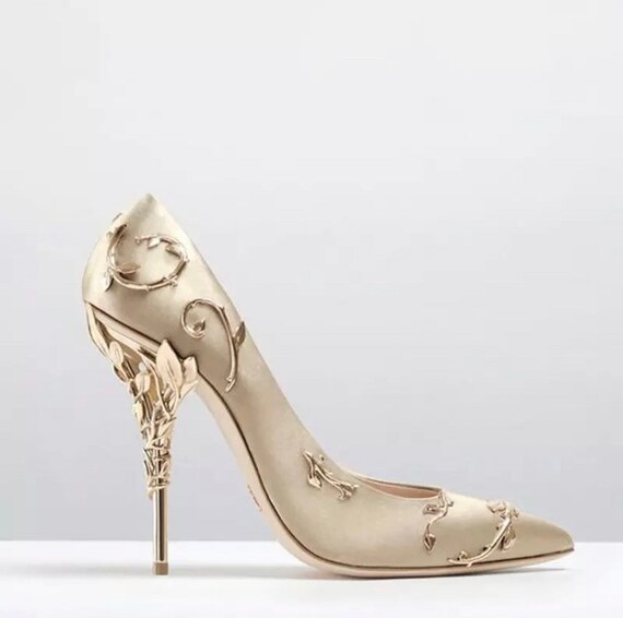 Flower high heels sale