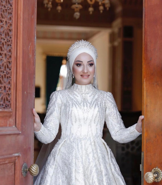 Muslim Wedding Dress White Wedding Gown ...