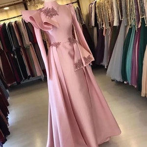 Long net top one piece dress