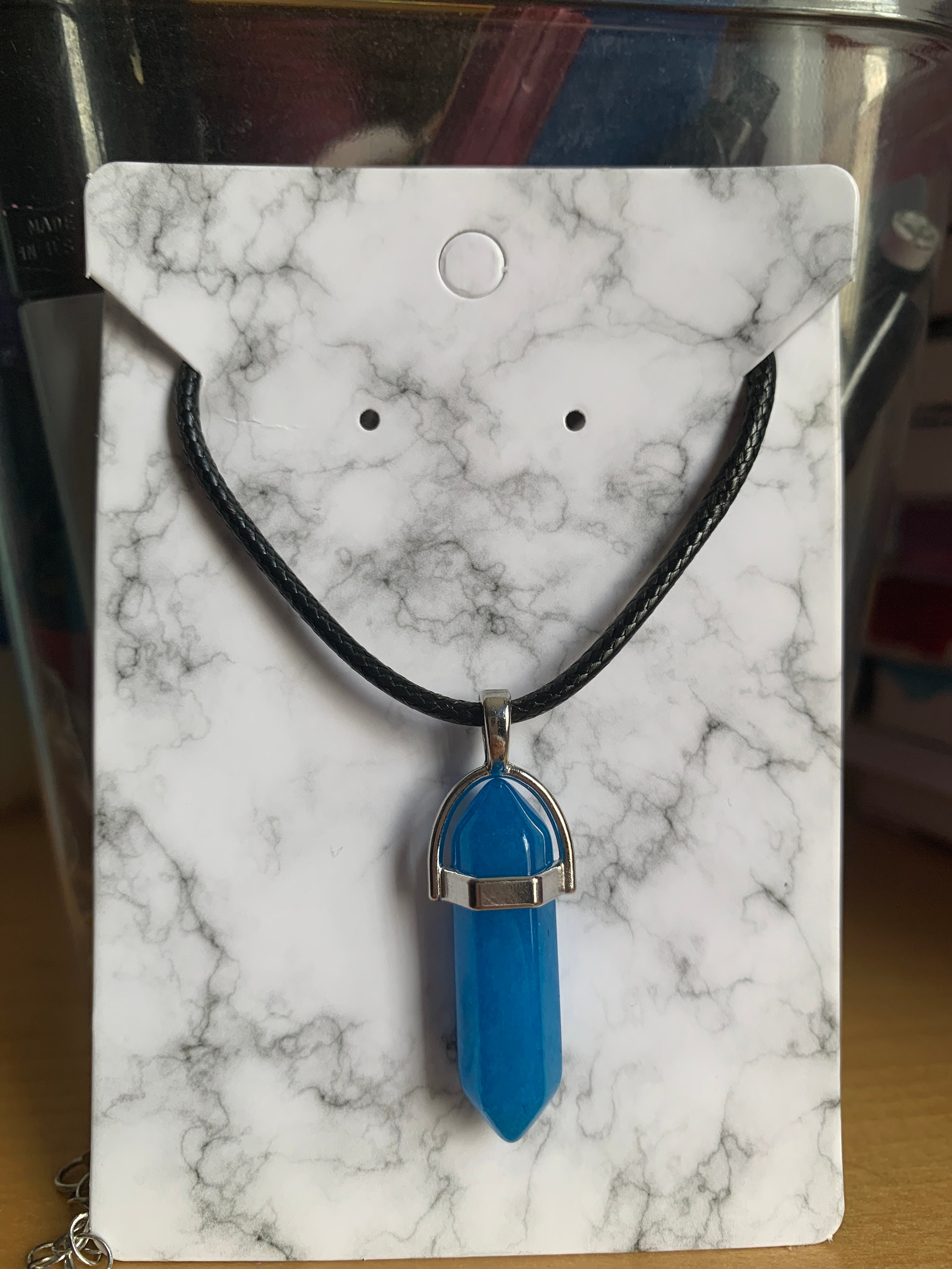 Etsy crystal necklace Clearance