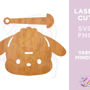Puppy Yarn Minder laser cut file - Instant Digital Download Png Svg Glowforge files