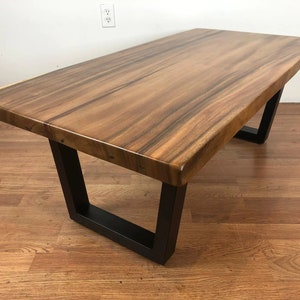 DeskVue 100% SolidWood Coffee Table for Living Room | Modern furniture Centre Table Top | Handmade Housewarming Gift | Minimalist furniture