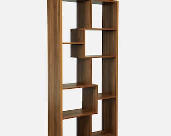 DeskVue Minimal BookShelf | Stand Alone Book Case for Living Room Organization | Modern Bookshelf Décor for a modern look | Gift for readers