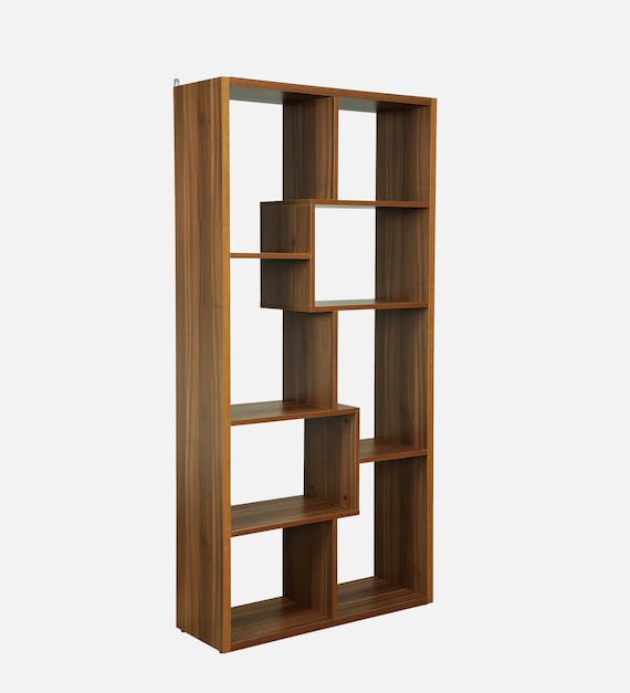 Deskvue Minimal Bookshelf Stand Alone Book Case for Living Room