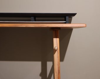 study table for home DeskVue Solid Wood Desk, 100% Tree bark, Writing Desk, Home Office Desk, Minimal Setup, Work Setup, Living Room Desk, Study Desk, Kids Table