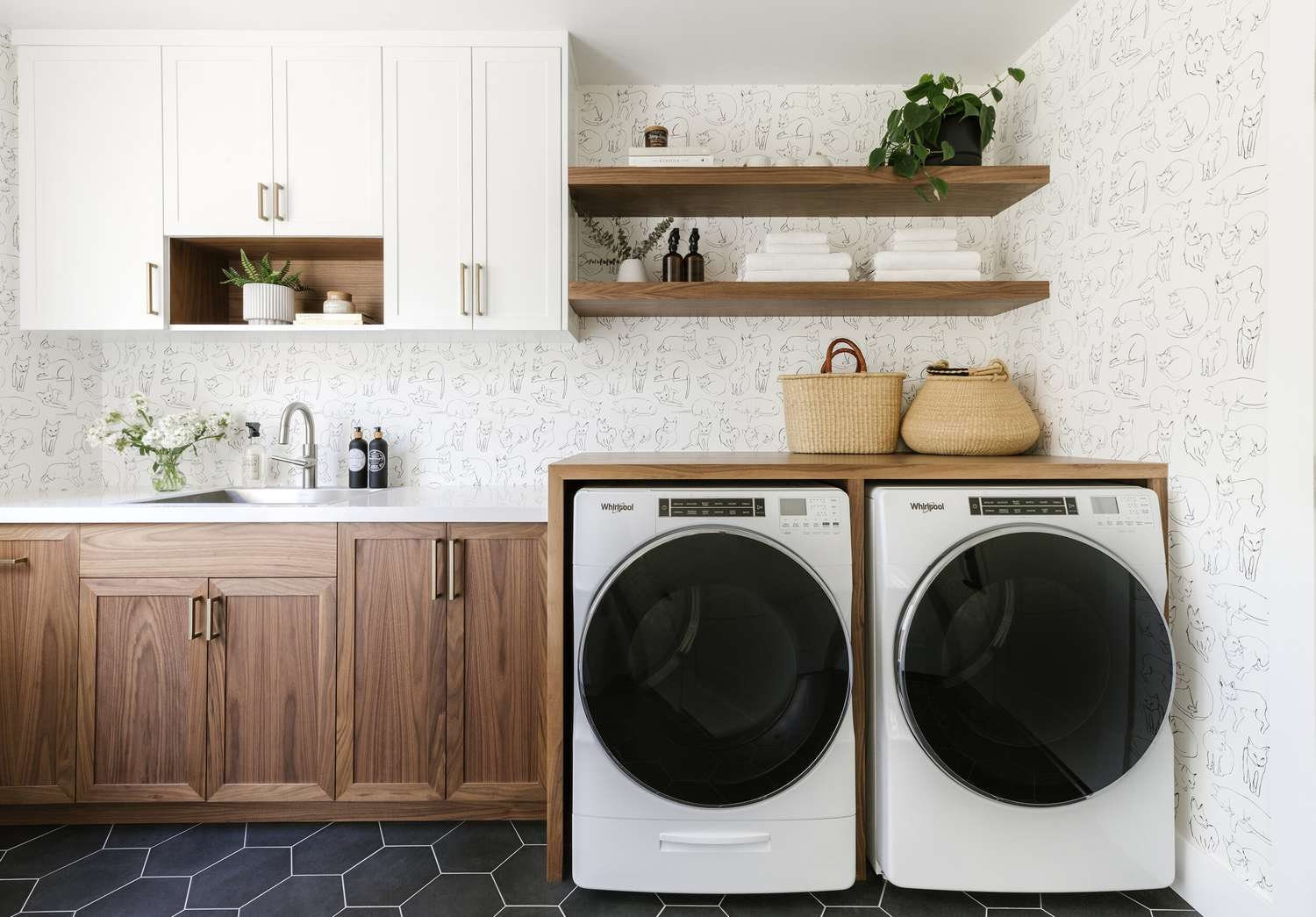 Amazon.com: ZJDYDY Washing Machine Cabinet Shelf, 3-Layer
