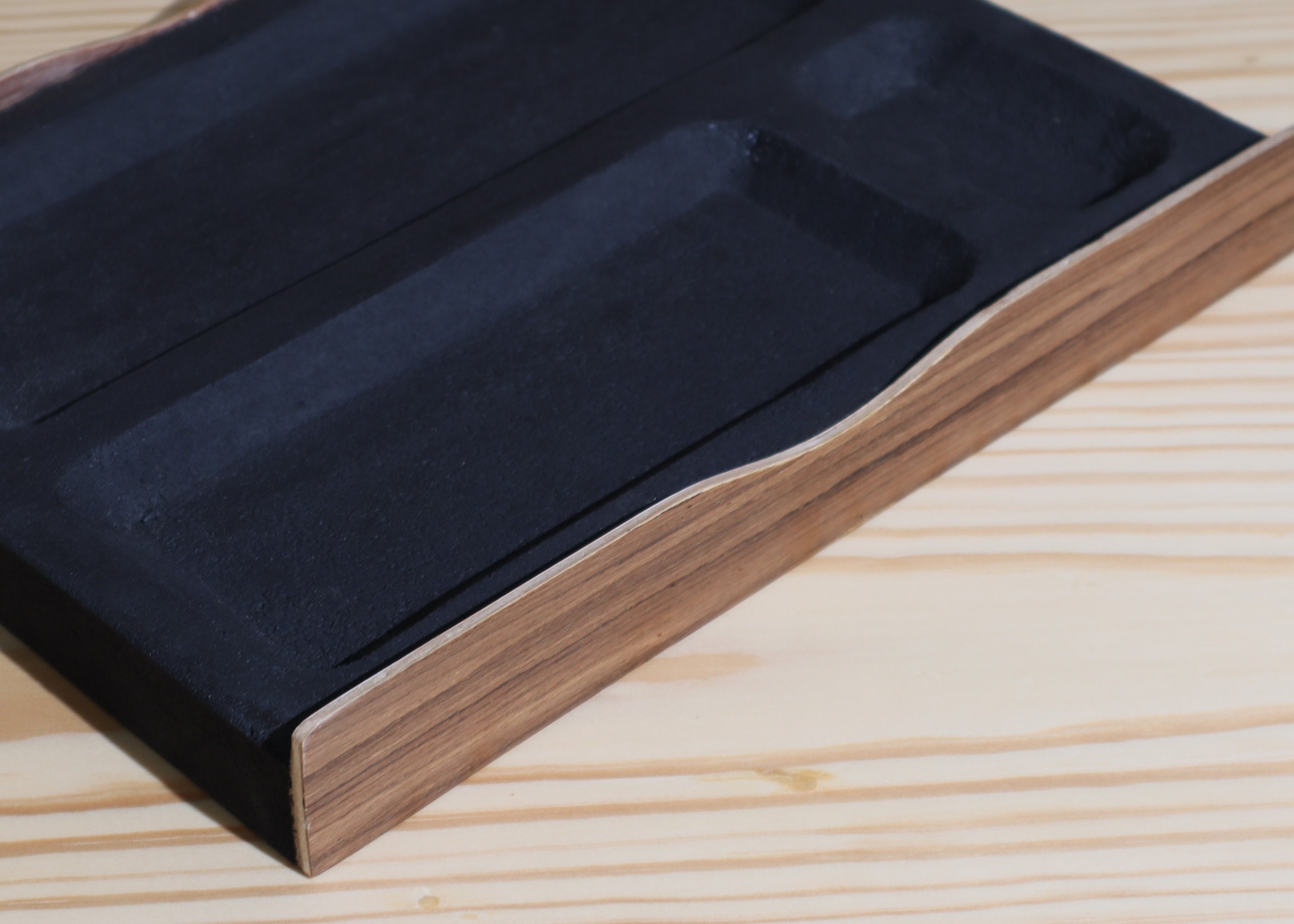 Deskvue Handcarved Desktray Nojoints Solid Woodframe Etsy Australia