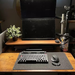 30"/25"/20" Wooden Monitor Riser | Deskshelf for Small Desks | Single Monitor Stand for Desk Organization | Small yet sturdy Wooden Riser