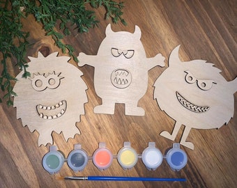 Monster paint kit SVG- digital file only