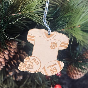 Football jersey ornament