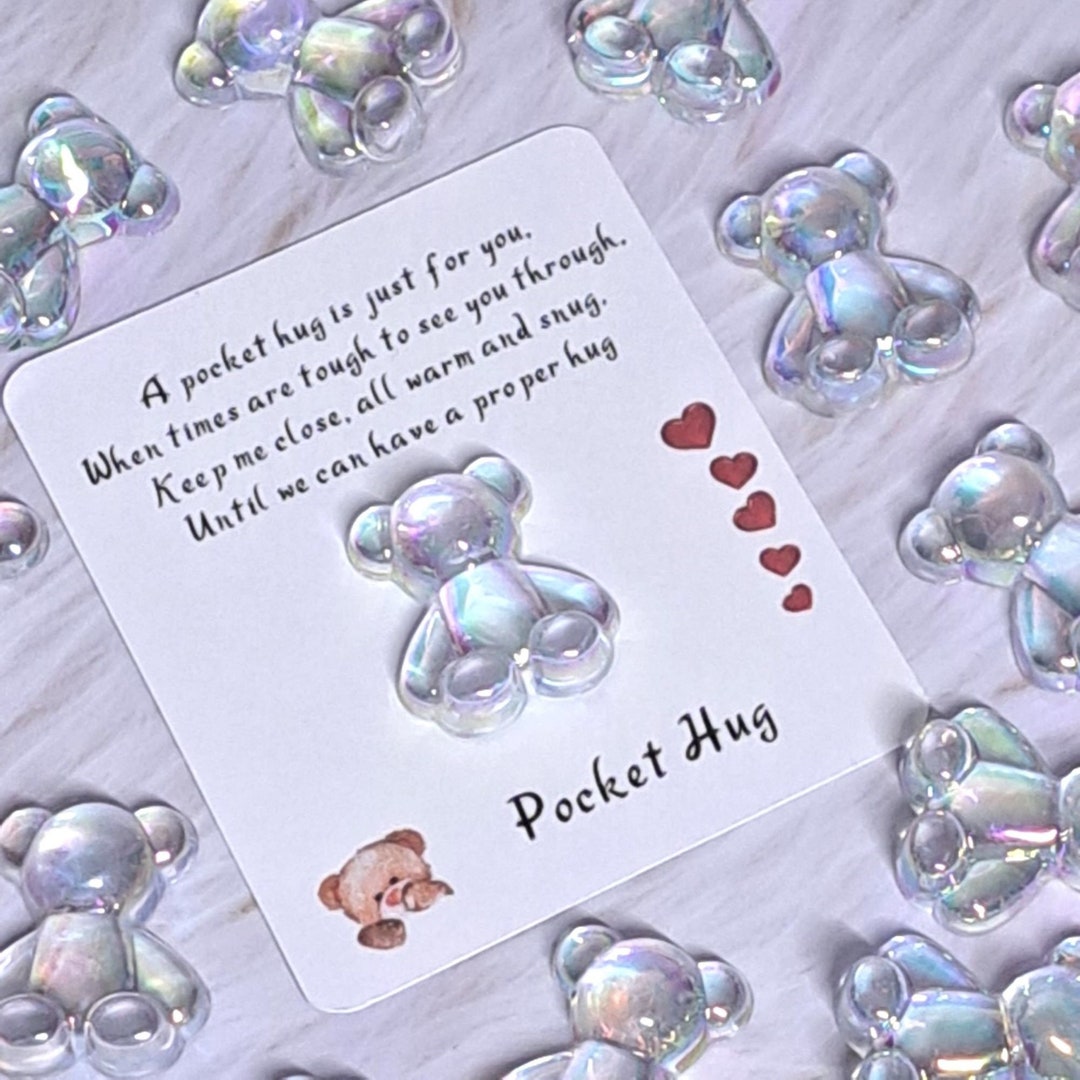 1 pezzo Pocket Hug Token regalo, adatto per donne, uomini, madri