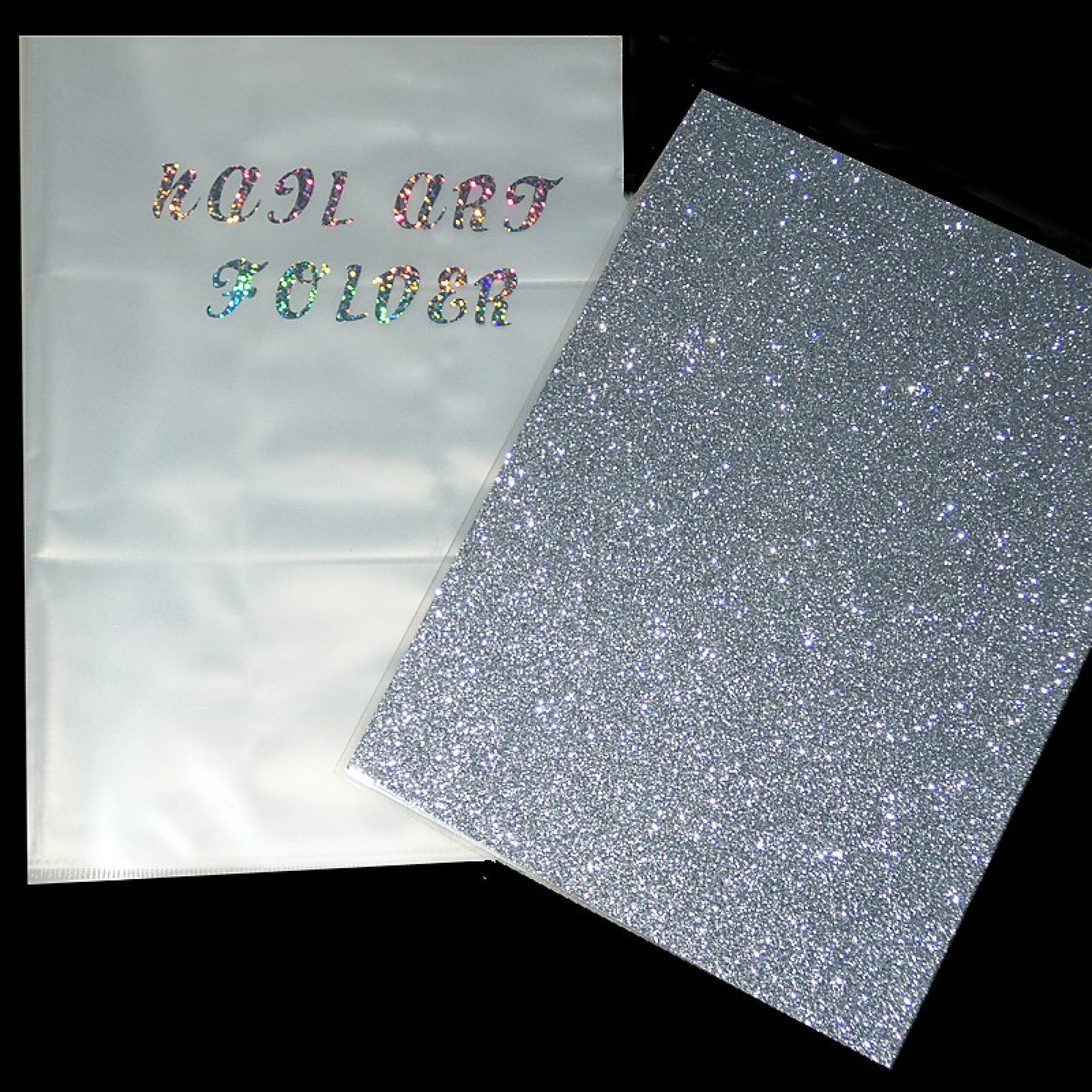 Glitter Folder, Nail Art Folder for Glitters, Nail Foilstorage Folder,  Water Decal Folder, Includes Nail Mat, Craft Folder for Crafts -  Norway