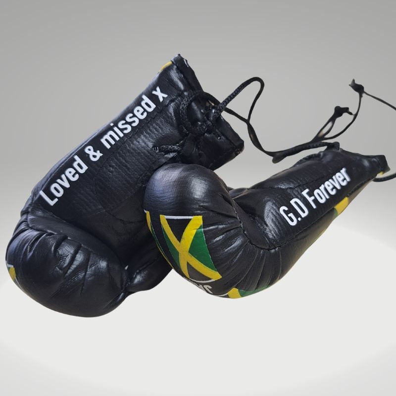Mini boxing gloves best sale personalised