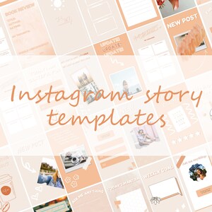 30 + 1 modelos de histórias do Instagram para canva | Modelos IG |Totalmente editáveis | Download instantâneo | Impulsionador de engajamento | Modelos de mídia social