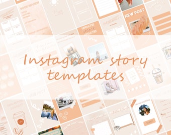 30 + 1 Instagram story templates for canva | IG templates |Fully editable | Instant download | Engagement booster | Social media templates