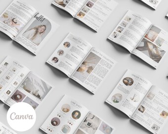 Line sheet for Wholesale Canva template | Instant download | Small business product and price catalogue | Pricing book | Linesheet template