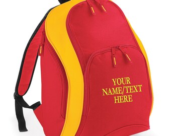 personalize text or name embroidery  Backpack