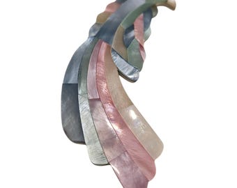 Conjunto de broche y pendientes vintage de Motger Of Pearl