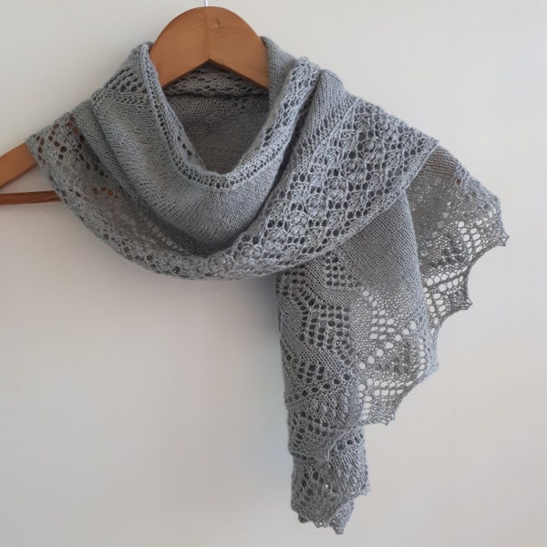 Estonian Trellis Lace Shawl