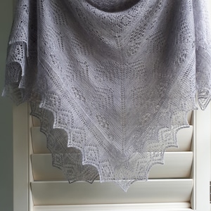 Tree of Life Shetland Shawl PDF Knitting Pattern