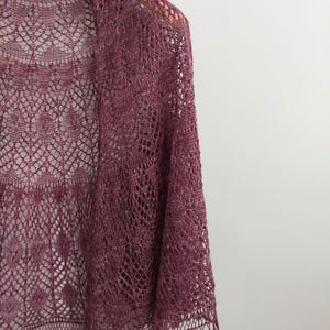 Sambucus Pi Shawl lace knitting pattern
