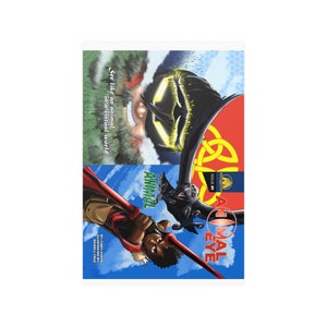 Comic Book Animal Eye collectibles, Original Animal Eye Comic Book Issue 1 Full cover Poster, Wall Decor comic book art