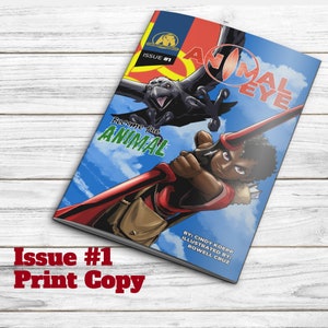 Comic Book Animal Eye Issue 1 - GameLit LitRPG Graphic Novel by Cindy Koepp -