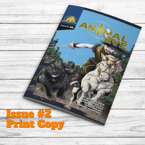 Comic Book Animal Eye Issue 2 Print edition - GameLit LitRPG Graphic Novel by Cindy Koepp