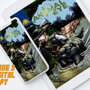 Comic Book Animal Eye Numer 3 - Cyfrowa kopia PDF - Powieści graficzne, Komiksy GameLit, Prezenty dla graczy, Manga Novel, Literatura młodzieżowa