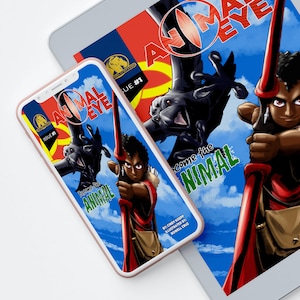 Comic Book Animal Eye Numer 1 - Cyfrowa kopia PDF - Powieści graficzne, Komiksy GameLit, Prezenty dla graczy, Manga Novel, Literatura młodzieżowa