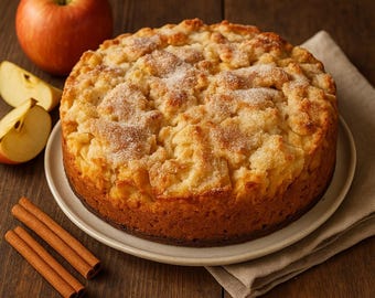 Moist Apple Pie Recipe for Autumn | English and German | Instant Download PDF
