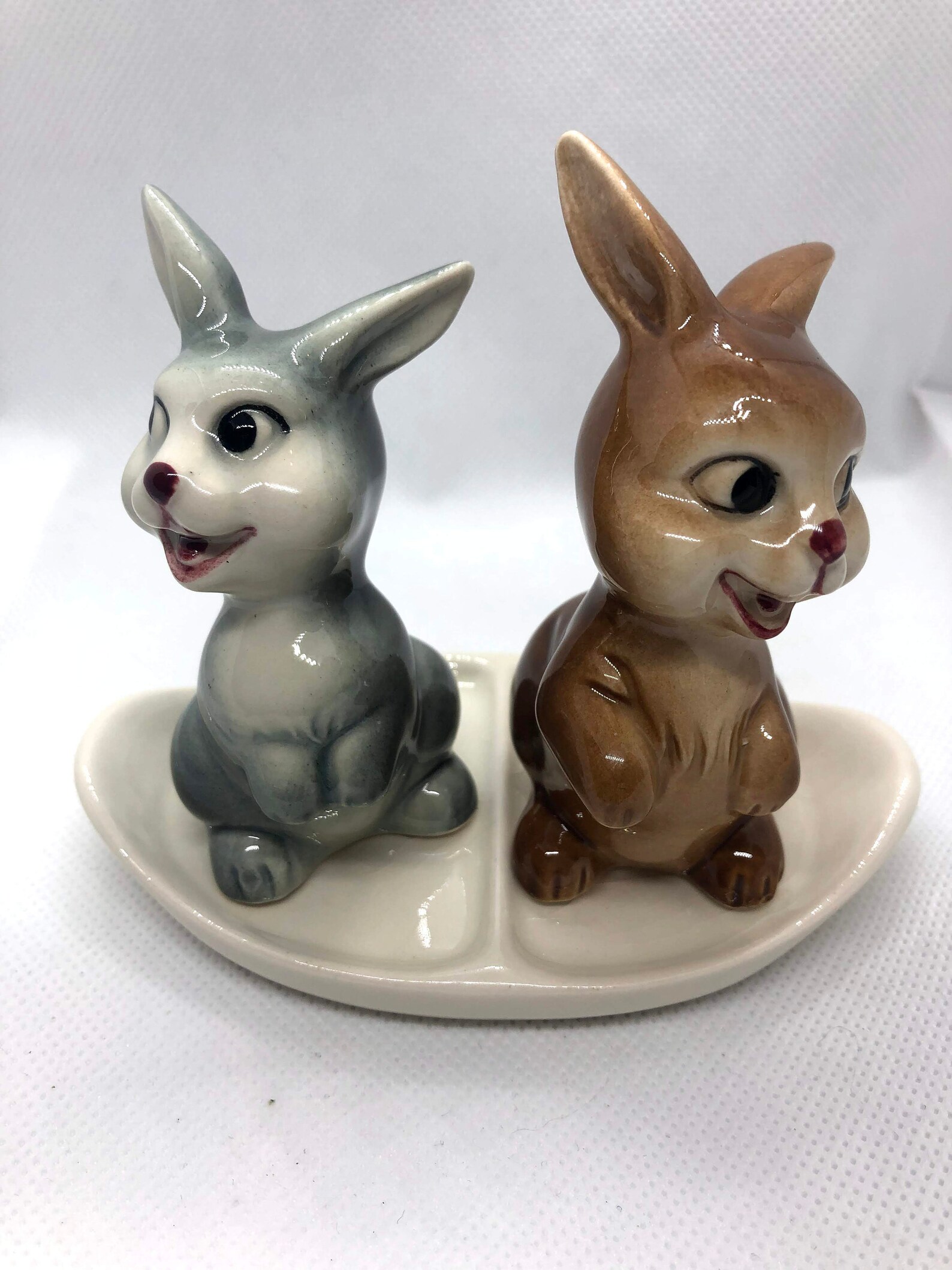 Vintage Goebel Hummel Rabbit Bunny 50s/60s Salt Pepper Cruet Etsy
