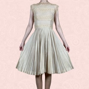 Cream Cocktail Dress - Etsy