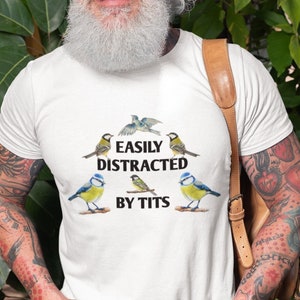 Funny Birdwatching T-Shirt, Nice Tits Tee, Rude Humor Gift