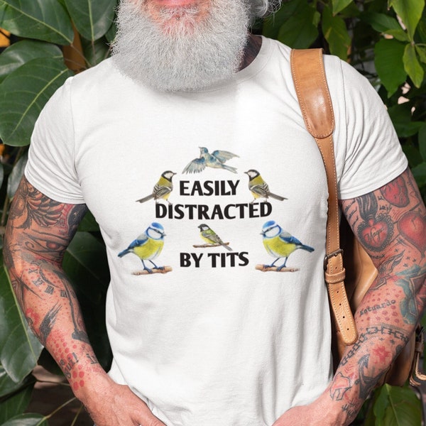 Camiseta divertida para hombre, camisa amante de la observación de aves, regalo de novedad para novio, camisa de pájaro divertido, papá observador de aves, regalo para él, camiseta grosera, camiseta de broma