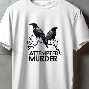 Nerdy Bird Shirt, Quirky Birdwatcher Present, Crow Pun Shirt, Novelty Animal Tee, Gift for a friend, Nerd Friend Present, Funny Crow Tshirt