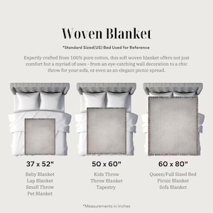 Woven Blanket Baby Blanket Pet Blanket Home Decor Kids Throw Blanket Queen Full Bed Picnic Blanket Sofa Blanket 37x52 50x60 60x80