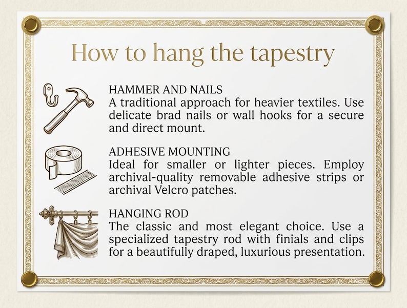 Castle Tapestry Woven Blanket: Medieval Forest Scene, Cotton Throw image 5