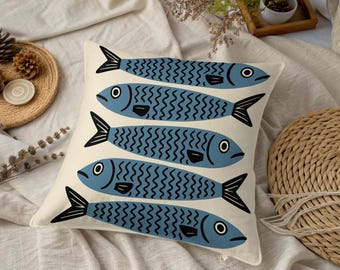 Coussin omble de fontaine gaby
