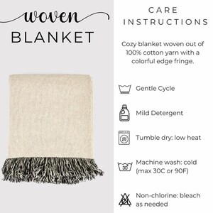 Cozy Woven Blanket with Colorful Fringe, Warm and Comfortable Throw Blanket, Perfect for Home Decor, Ideal Gift Idea