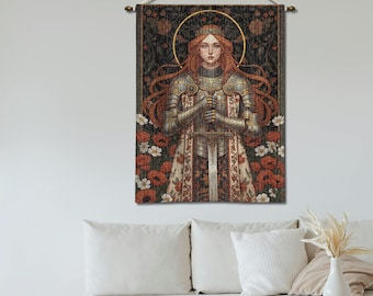 Mittelalterlicher Prinzessinnen-Wandteppich: Castlecore Fantasy Art