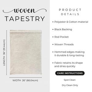 Woven Tapestry, Wall Hanging Decor, Boho Wall Art, Home Decoration, Bedroom Decor, Living Room Accent, Modern Home Decor, Large Tapestry
