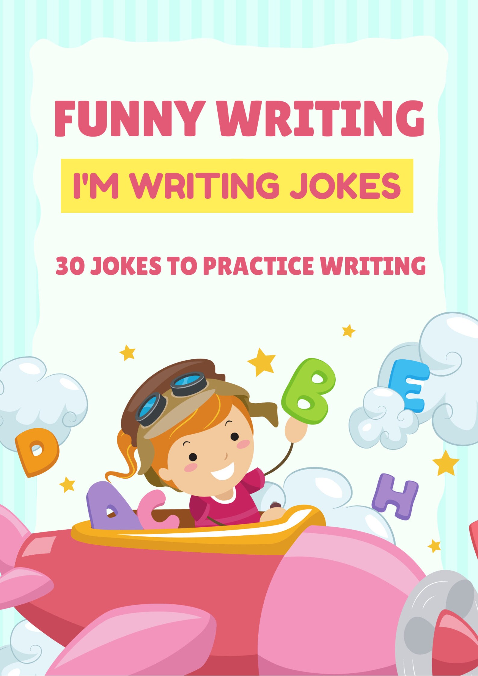 Funny Writing for Kids Practice Writing With Funny Jokes Etsy