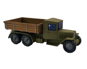 Scale model truck 1/43 ZiS-6 BZ dark green Scale model truck 1/43 ZiS-6 BZ dark green