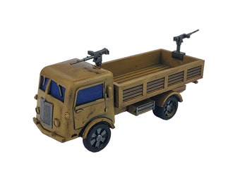 Italian Fiat 626 truck, World War Two, 28mm/20mm/15mm (1/56, 1/72, 1/100) 3D resin printed for wargames, Bolt Action etc