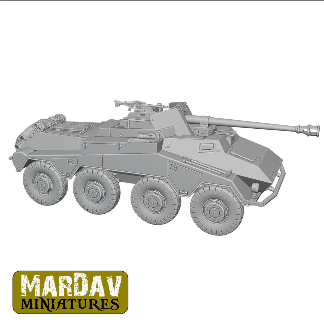 Sdkfz 234/4 Armoured Car (german) - Etsy